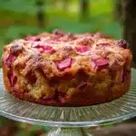 Rhubarb Sour Cream Coffee Cake Recipe