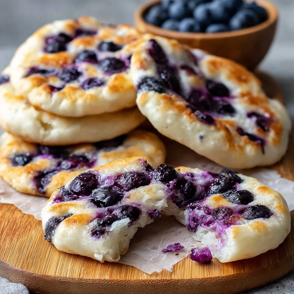 Fluffy Cottage Cheese Blueberry Cloud Bread Recipe 5 Fluffy Cottage Cheese Blueberry Cloud Bread Recipe - Recipe Image