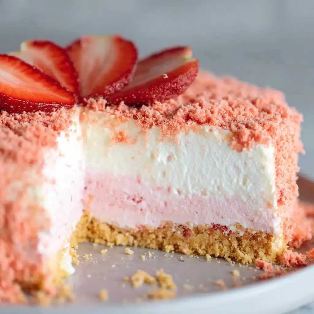 Strawberry Crunch Cheesecake Recipe 4 Strawberry Crunch Cheesecake Recipe - Recipe Image