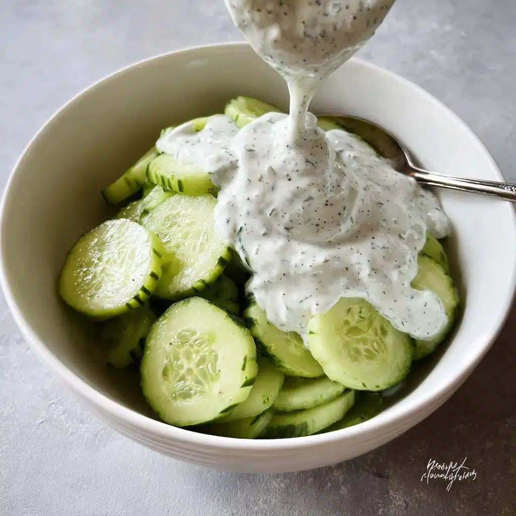 Creamy Cucumber Salad Recipe 5 Creamy Cucumber Salad Recipe - Recipe Image