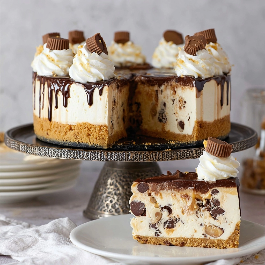 Chocolate Peanut Butter Ice Cream Cake Recipe - Recipe Image