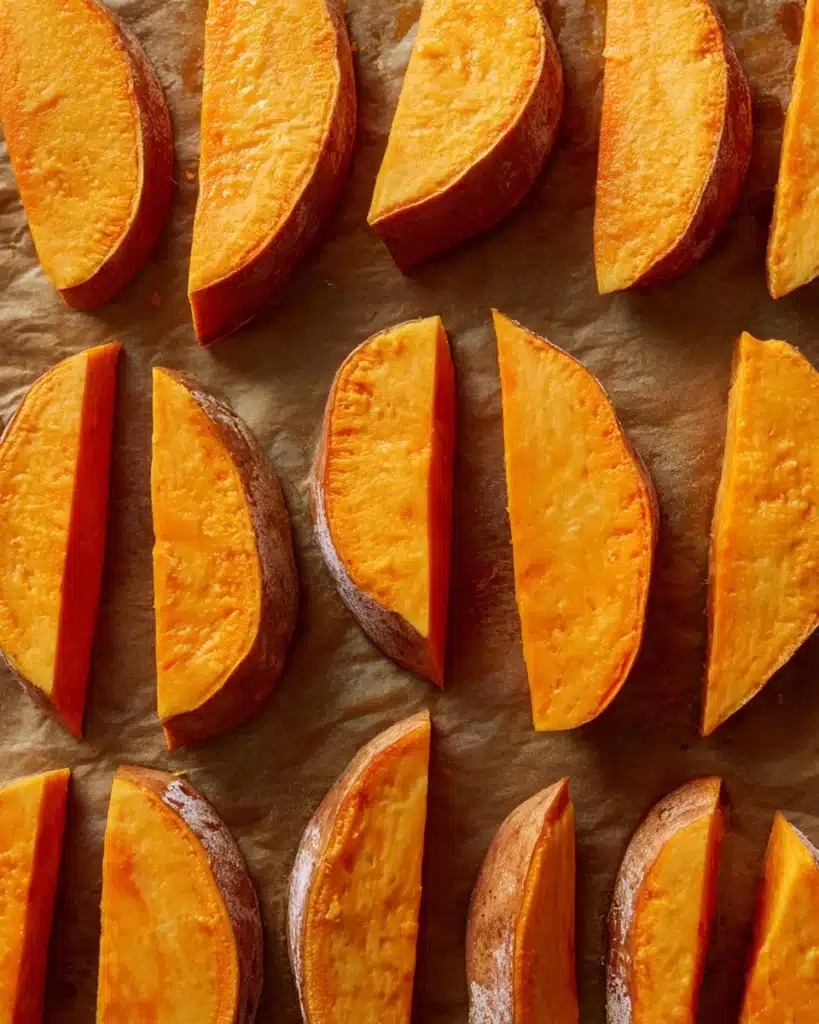 Roasted Sweet Potato Wedges Recipe