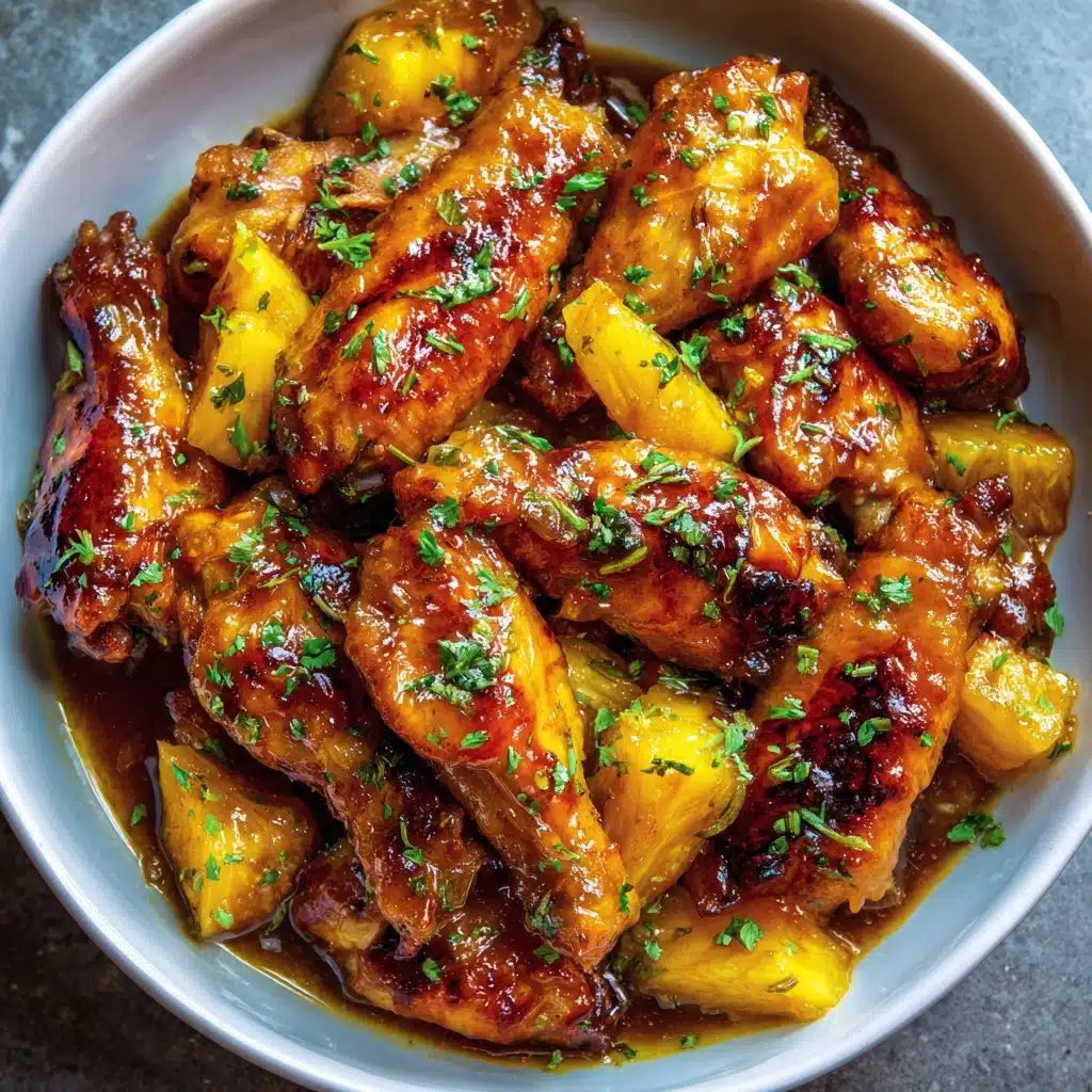 Brown Sugar Pineapple Wings Recipe 5 Brown Sugar Pineapple Wings Recipe - Recipe Image