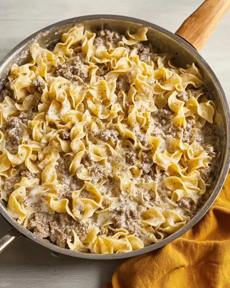 Simple Beef Stroganoff Recipe