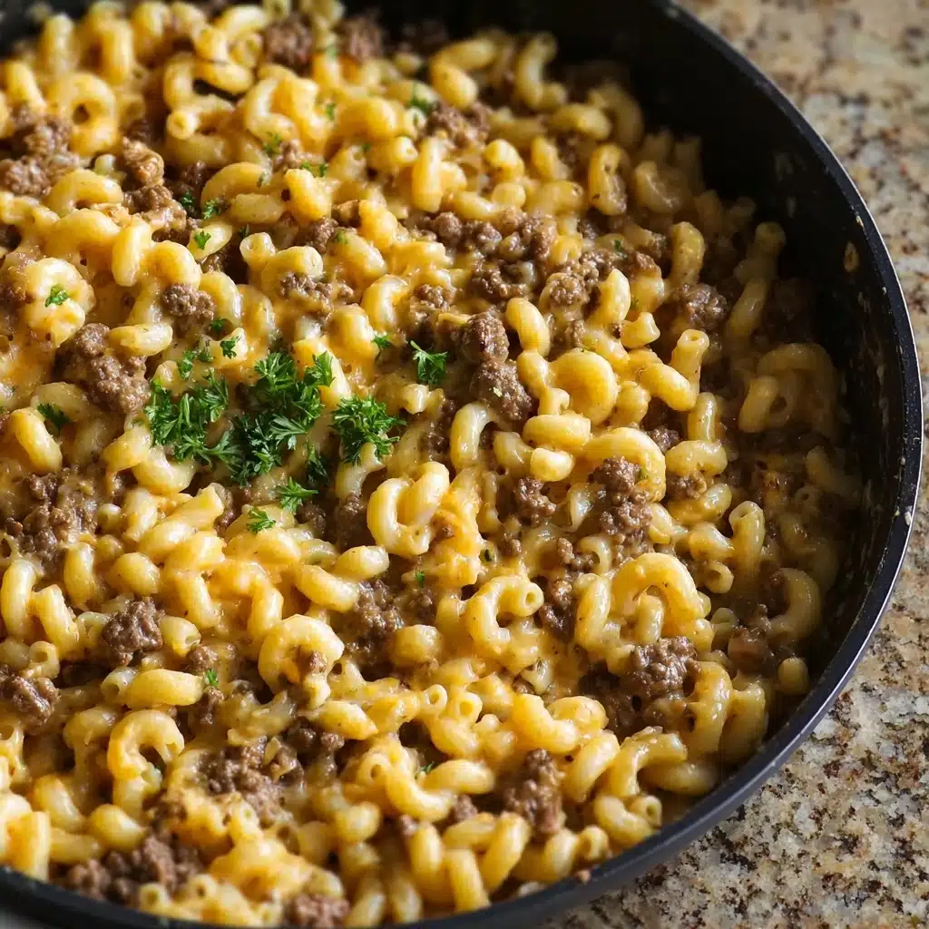 Presto Pesto Hamburger Mac Recipe 5 Presto Pesto Hamburger Mac Recipe - Recipe Image