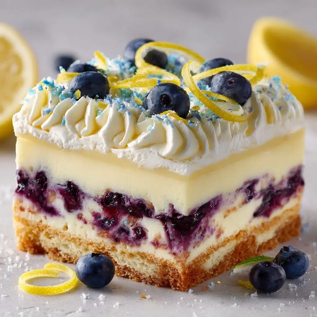 No-Bake Lemon dazzling Blueberry cream Cake Recipe 5 No-Bake Lemon dazzling Blueberry cream Cake Recipe - Recipe Image