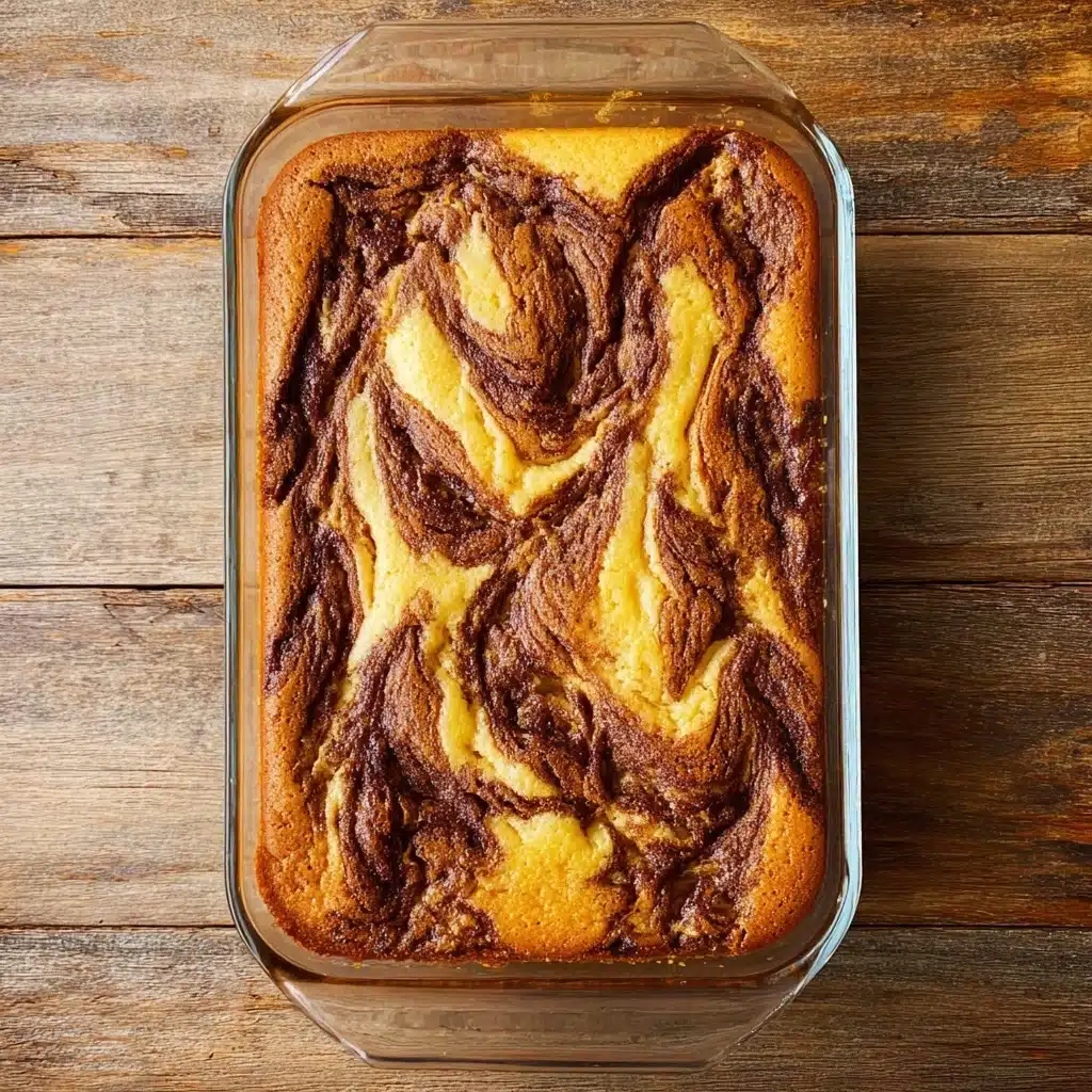 Cinnamon Roll Cake with Vanilla Glaze 3 Cinnamon Roll Cake with Vanilla Glaze - Recipe Image