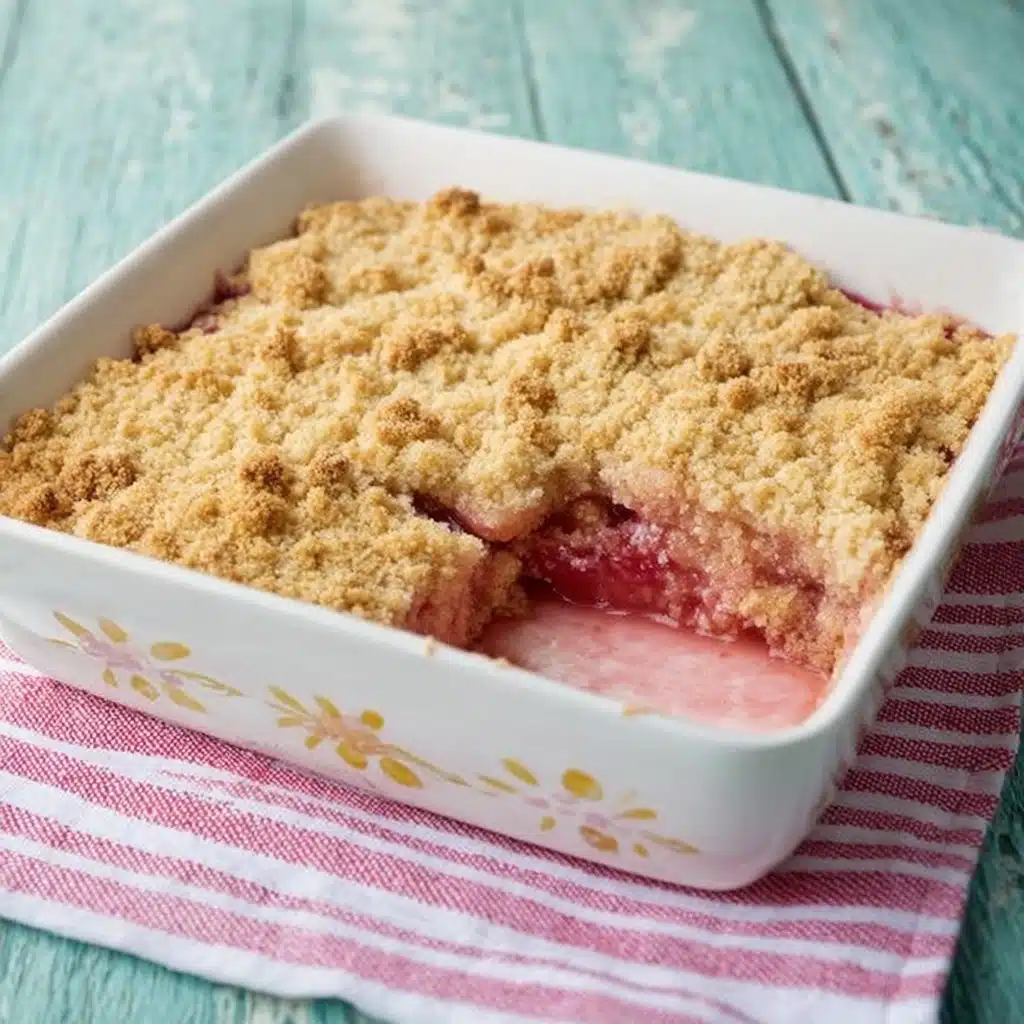 Coconut Rhubarb Crunch Recipe 5 Coconut Rhubarb Crunch Recipe - Recipe Image