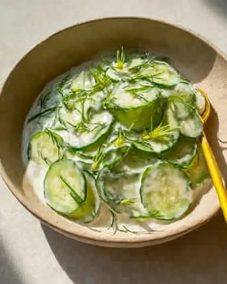 Polish Cucumber Salad Recipe