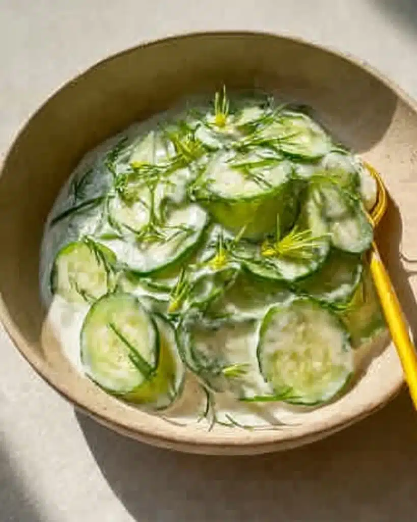 Polish Cucumber Salad Recipe