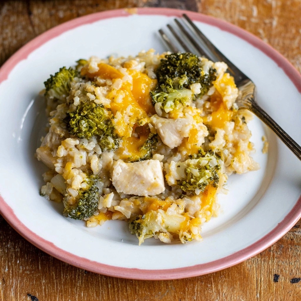 Easy Cheesy Broccoli Chicken and Rice Casserole Recipe 4 Easy Cheesy Broccoli Chicken and Rice Casserole Recipe - Recipe Image