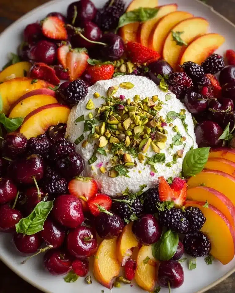 Summer Fruit Burrata Salad