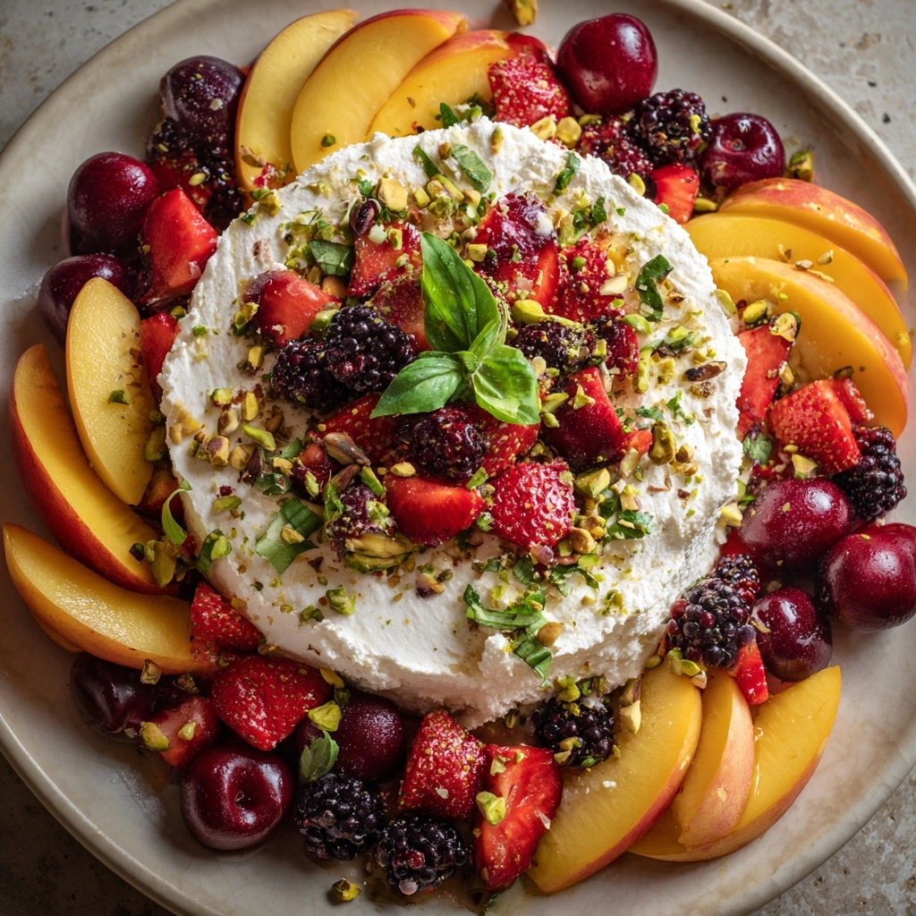 Summer Fruit Burrata Salad 4 Summer Fruit Burrata Salad - Recipe Image