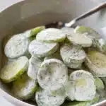 Creamy Cucumber Salad Recipe