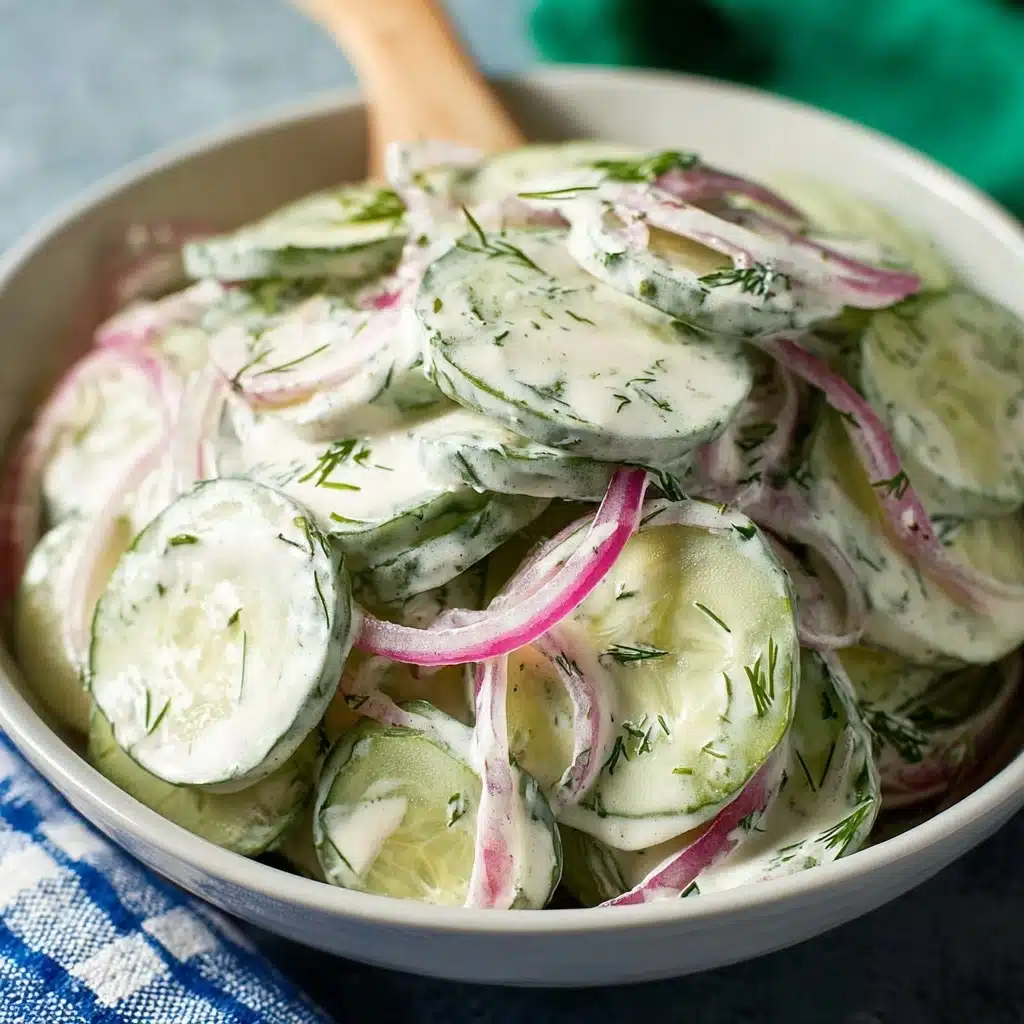 Creamy Cucumber Salad Recipe 5 Creamy Cucumber Salad Recipe - Recipe Image