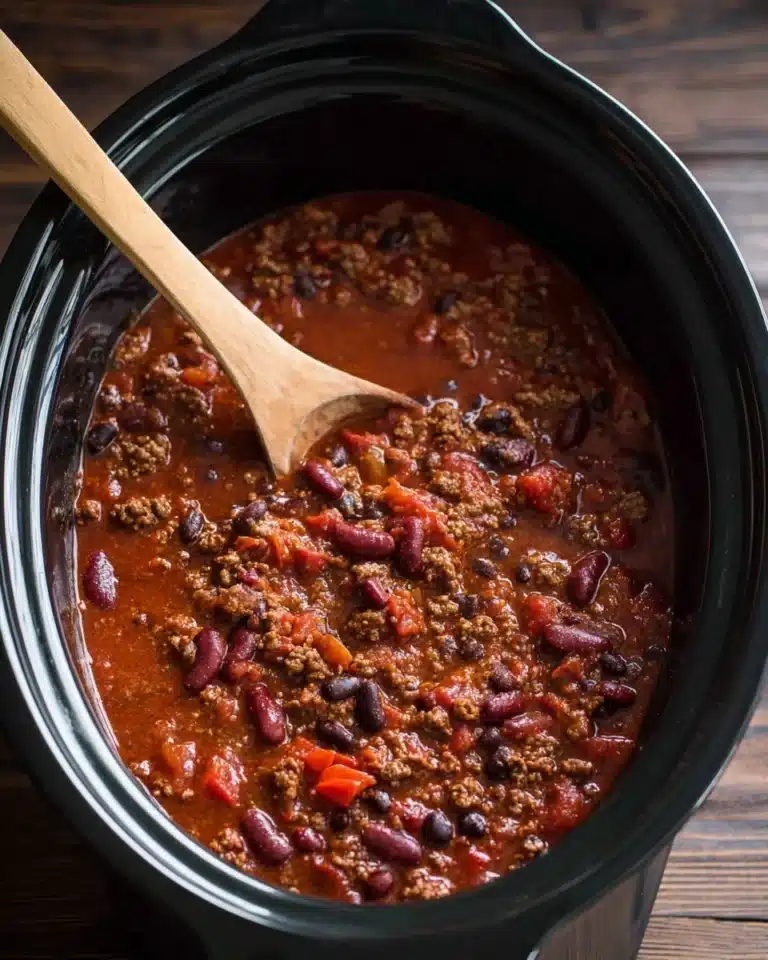 Classic Slow Cooker Chili Recipe
