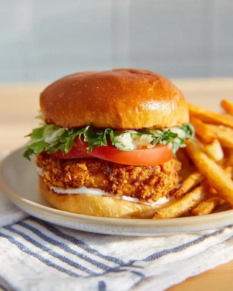 Korean Style Shrimp Burger Recipe
