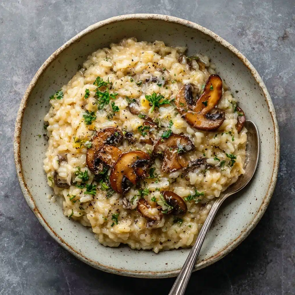 The Best Vegan Mushroom Risotto Recipe 5 The Best Vegan Mushroom Risotto Recipe - Recipe Image
