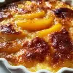 use canned peaches in syrup) Recipe