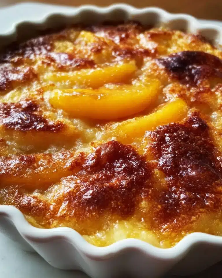 use canned peaches in syrup) Recipe