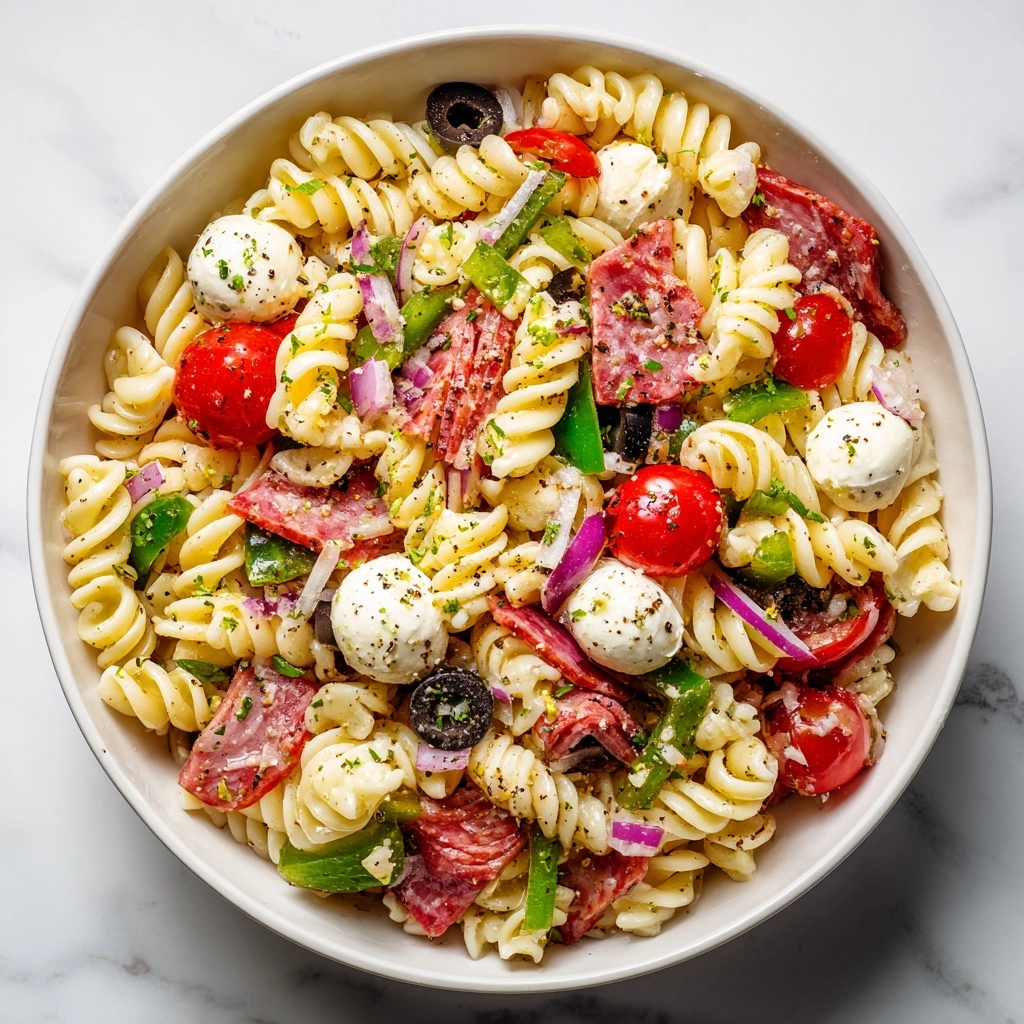 Zesty Italian Pasta Salad Recipe 5 Zesty Italian Pasta Salad Recipe - Recipe Image
