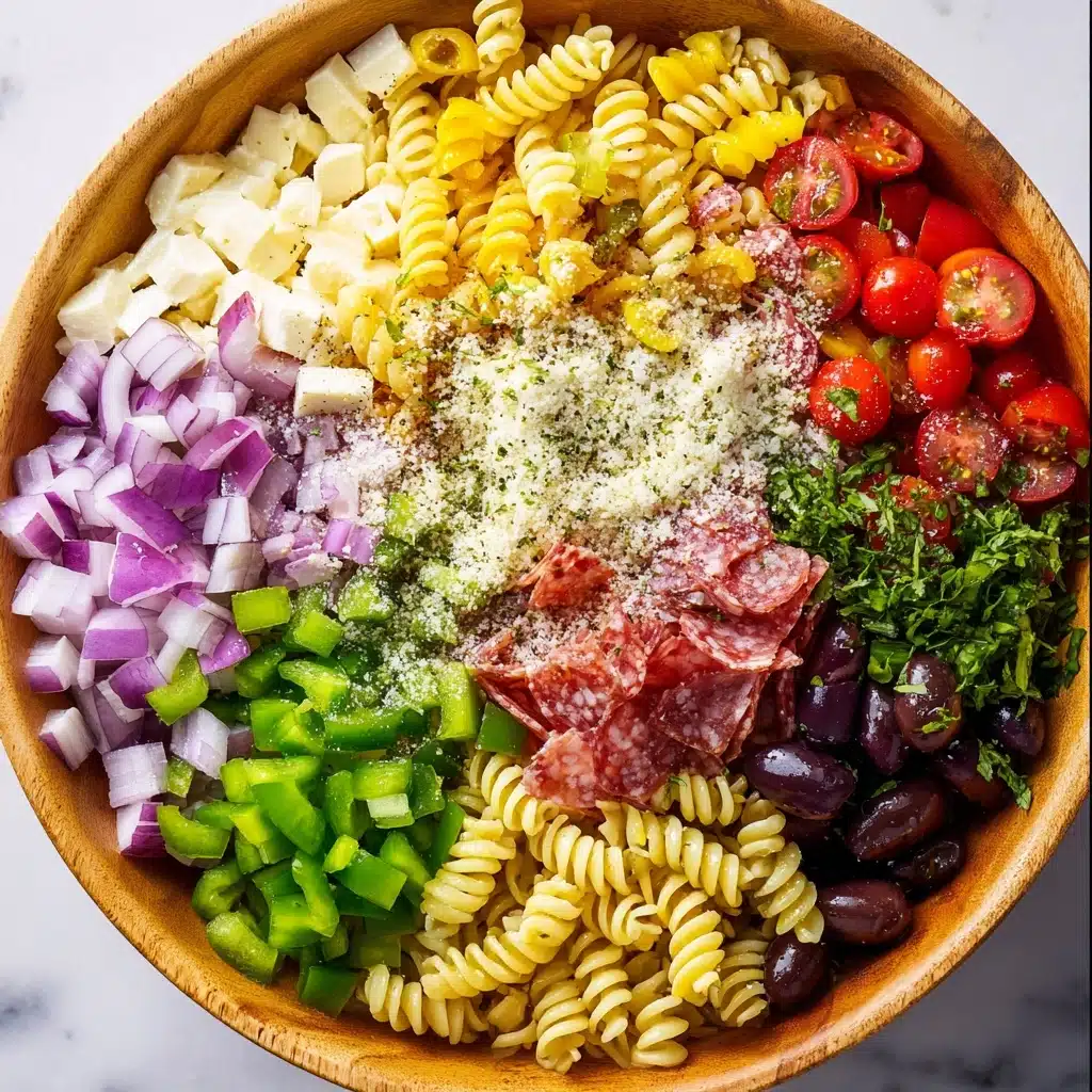 Tasty Italian Pasta Salad Recipe 4 Italian Pasta Salad Recipe - Recipe Image