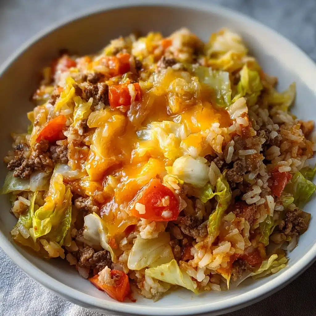 Easy Cheesy Cabbage Beef Casserole Recipe 5 Cheesy Cabbage Beef Casserole Recipe - Recipe Image
