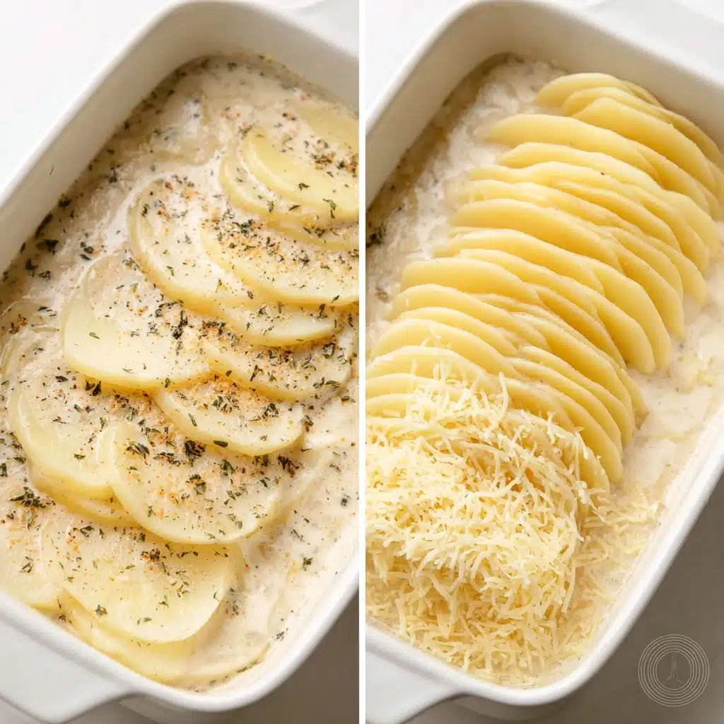 Roasted Garlic Potatoes au Gratin Recipe 3 Roasted Garlic Potatoes au Gratin Recipe - Recipe Image