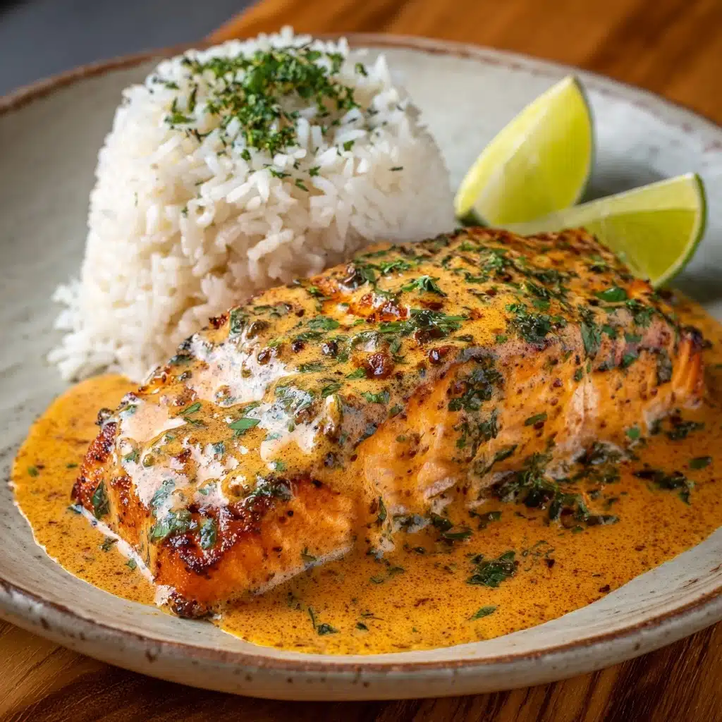 One-Pan Coconut Curry Salmon with Garlic Butter Recipe 4 One-Pan Coconut Curry Salmon with Garlic Butter Recipe - Recipe Image