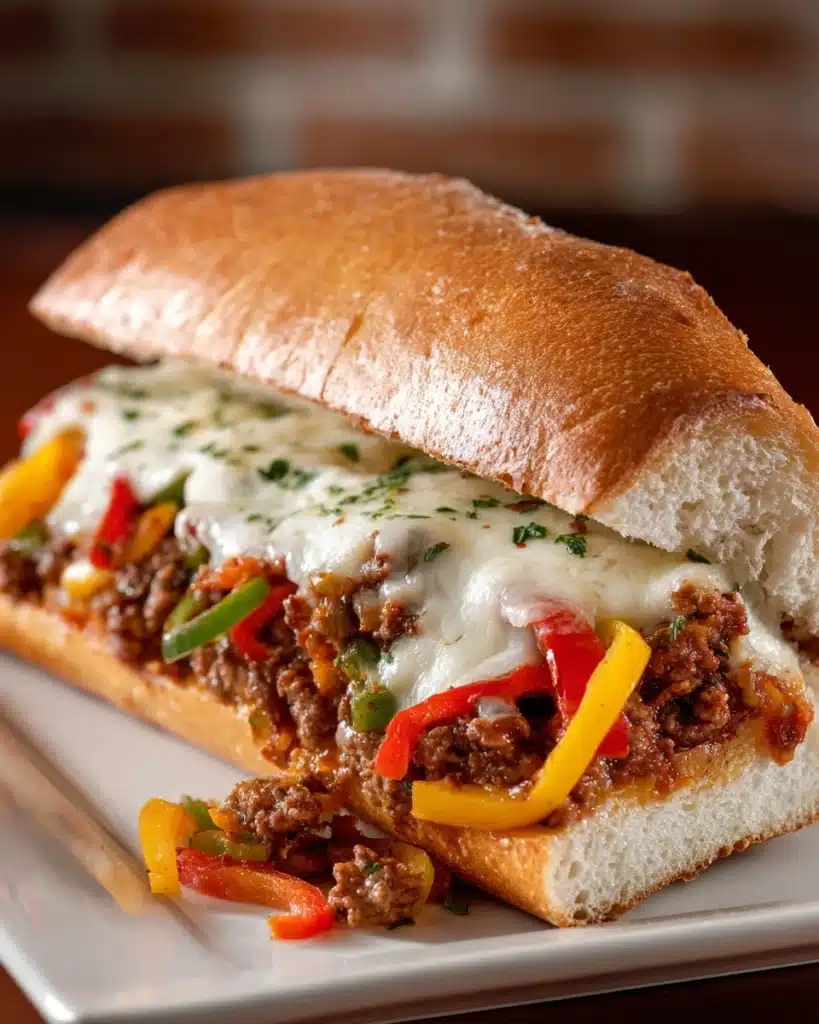 Philly Cheesesteak Sloppy Joes Recipe
