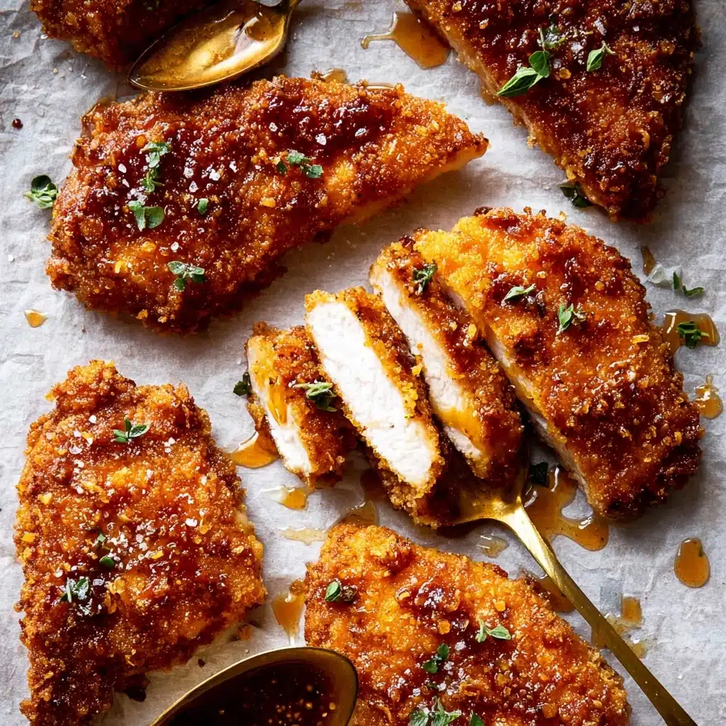Easy Baked Crunchy Hot Honey Chicken 5 Baked Crunchy Hot Honey Chicken Recipe - Recipe Image