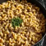 Presto Pesto Hamburger Mac Recipe