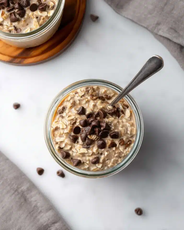 Cookie Dough Overnight Oats Recipe