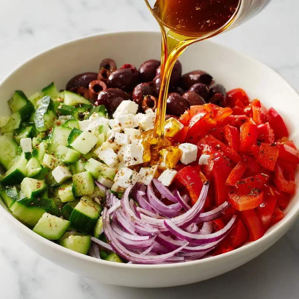 Vegan Greek Salad Recipe 4 Vegan Greek Salad Recipe - Recipe Image