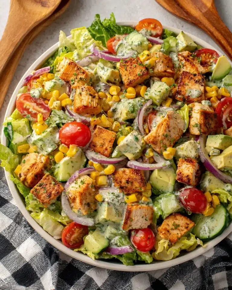 Healthy Ranch Chicken Salad Recipe