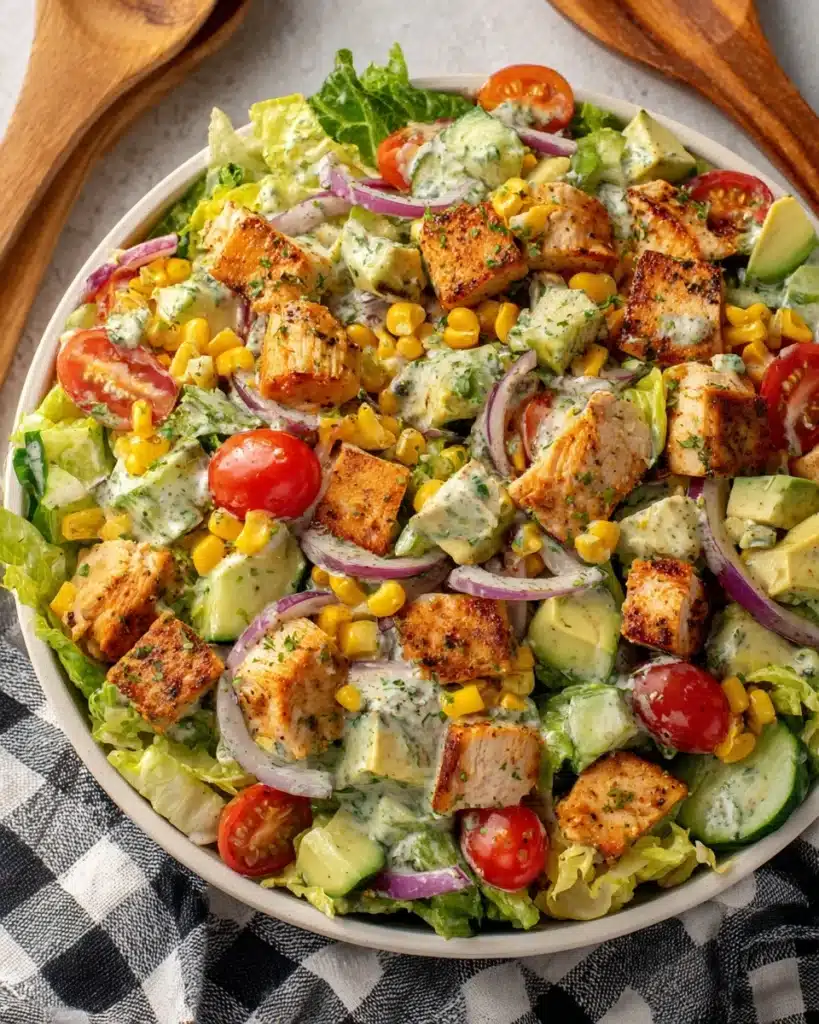Healthy Ranch Chicken Salad Recipe
