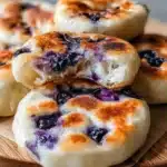 Fluffy Cottage Cheese Blueberry Cloud Bread Recipe