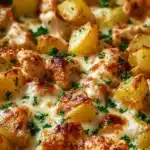 Garlic Parmesan Chicken and Potatoes (One-Pan Dinner) Recipe