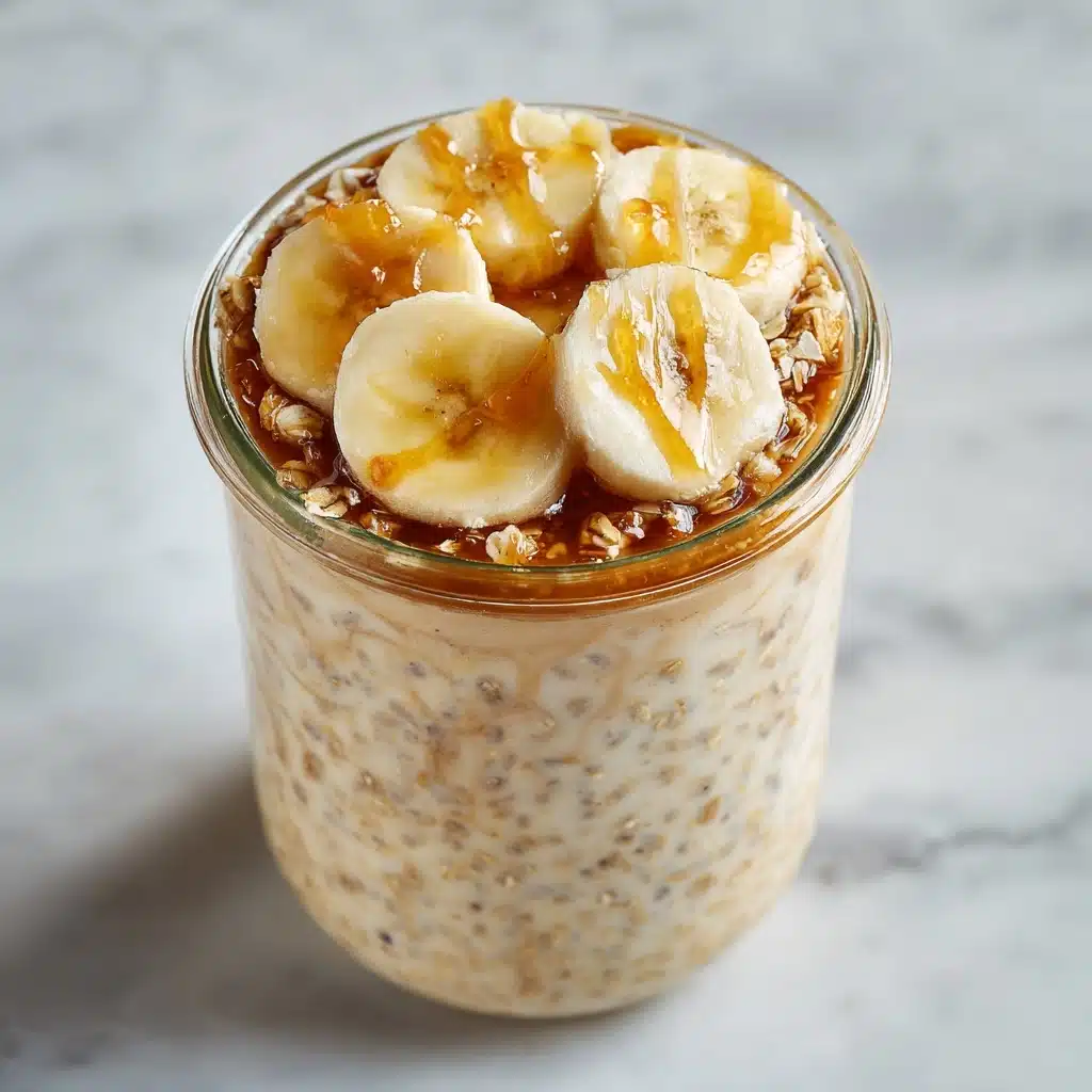 Peanut Butter Banana Overnight Oats Recipe 3 Peanut Butter Banana Overnight Oats Recipe - Recipe Image