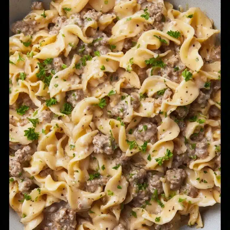30-Minute Ground Beef Stroganoff Recipe