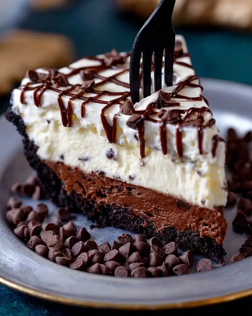 Chocolate Chip No Bake Cheesecake Recipe