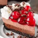No Bake Black Forest Cheesecake Recipe