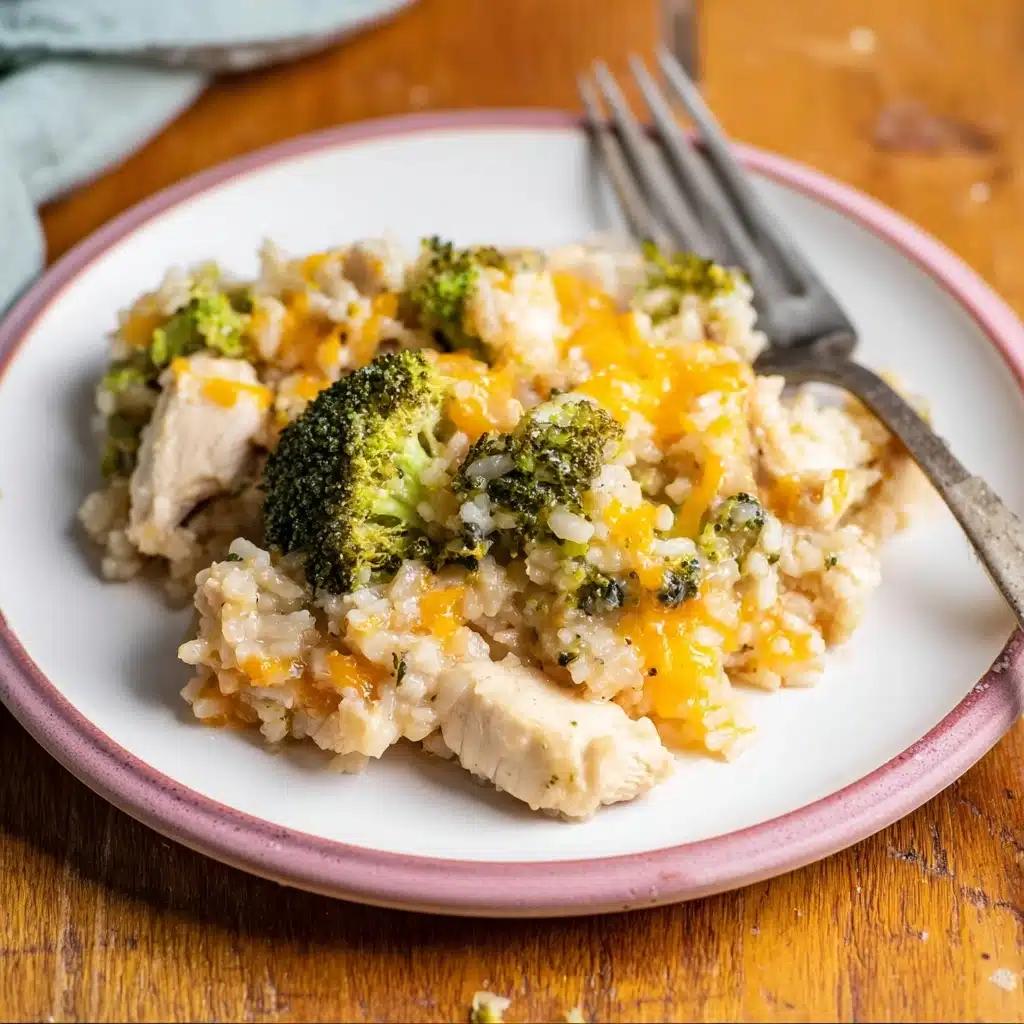 Easy Cheesy Broccoli Chicken and Rice Casserole Recipe 5 Easy Cheesy Broccoli Chicken and Rice Casserole Recipe - Recipe Image