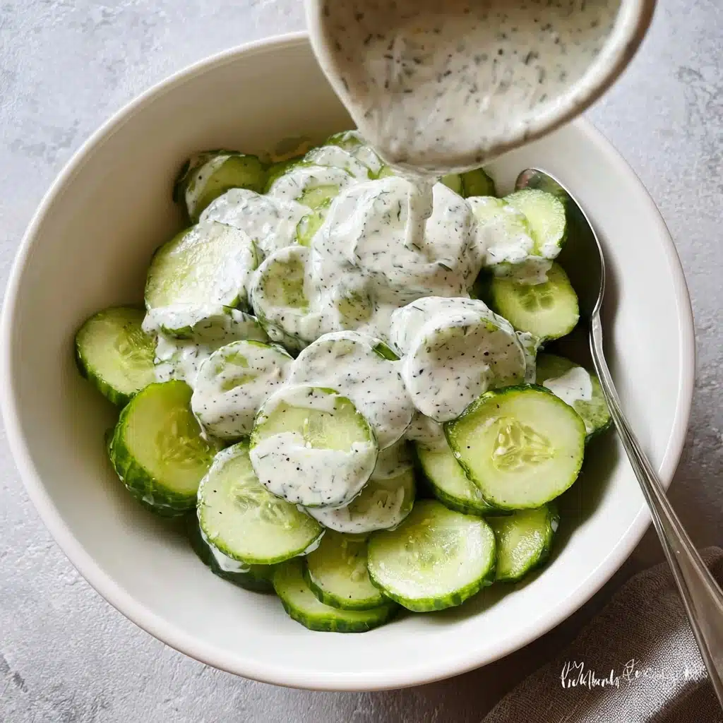 Creamy Cucumber Salad Recipe 4 Creamy Cucumber Salad Recipe - Recipe Image