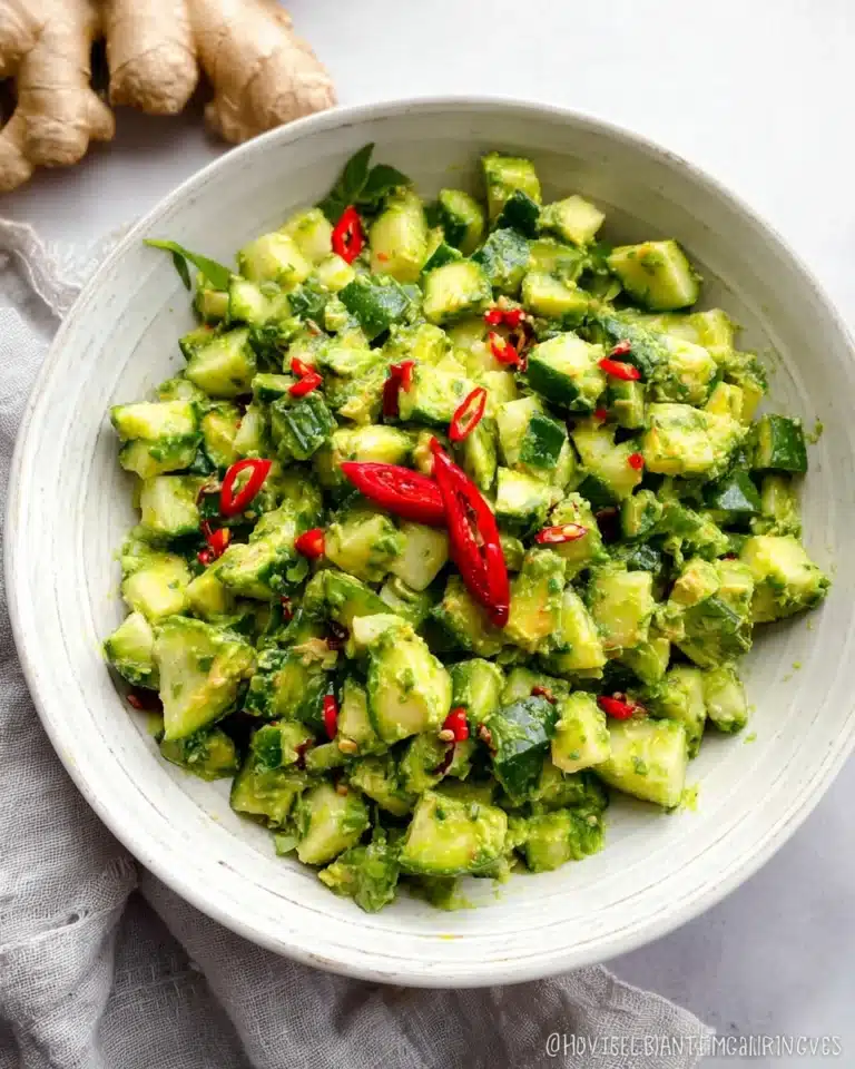 Cucumber Avocado Salad Recipe