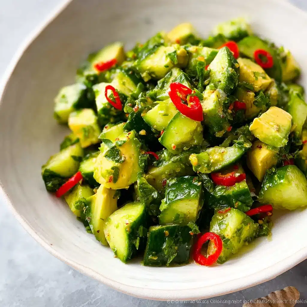 Cucumber Avocado Salad Recipe 4 Cucumber Avocado Salad Recipe - Recipe Image
