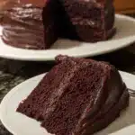 Old Fashioned Chocolate Cake With Glossy Chocolate Icing Recipe