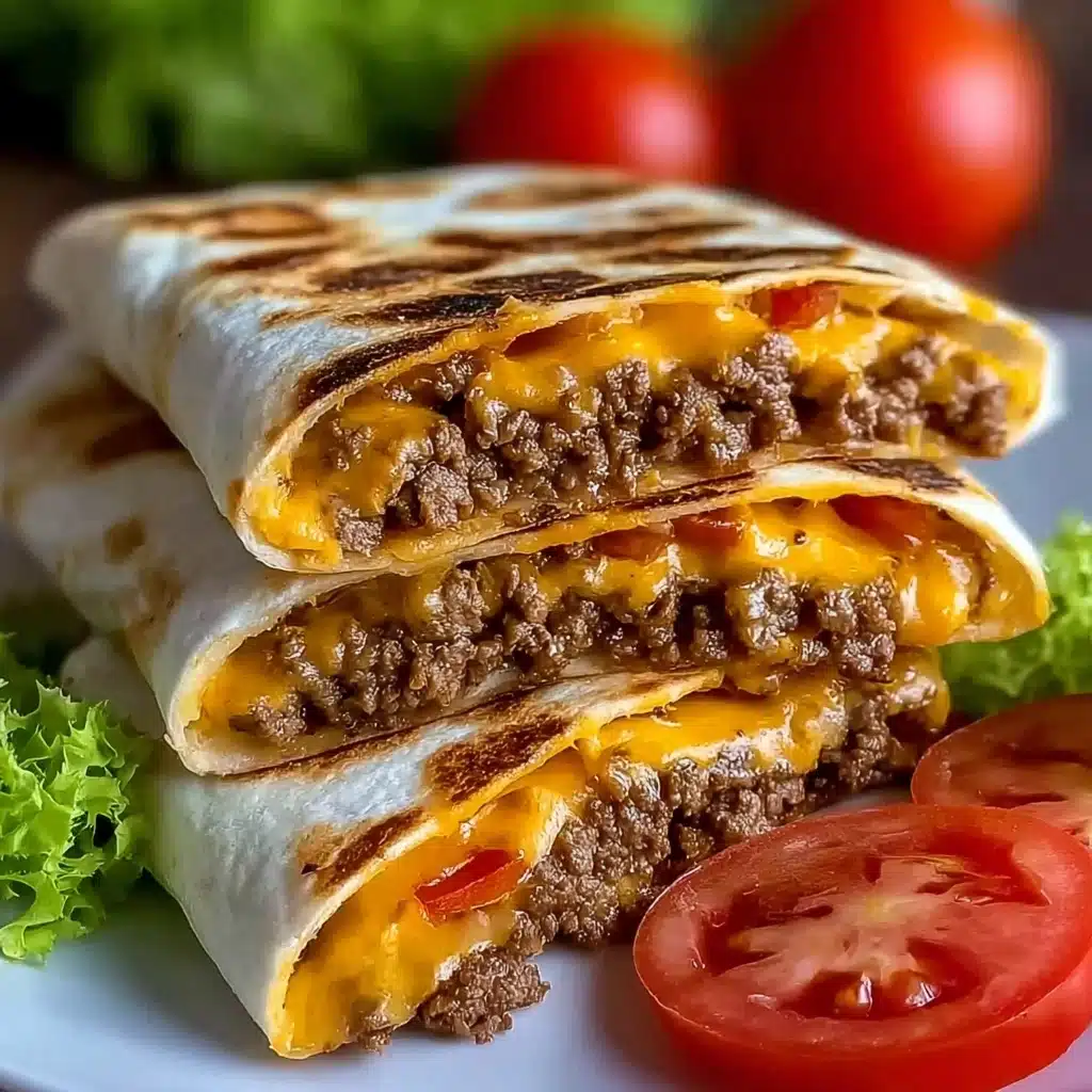 Backyard Burger Bliss: Grilled Cheeseburger Wraps Recipe 4 Backyard Burger Bliss: Grilled Cheeseburger Wraps Recipe - Recipe Image