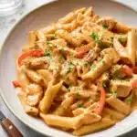 Cashew Cream Cajun Chicken Pasta – Dairy Free! Recipe