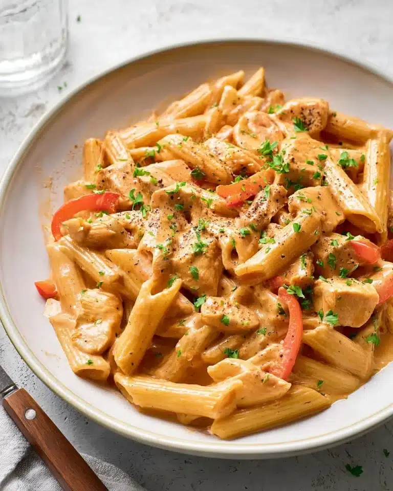 Cashew Cream Cajun Chicken Pasta – Dairy Free! Recipe